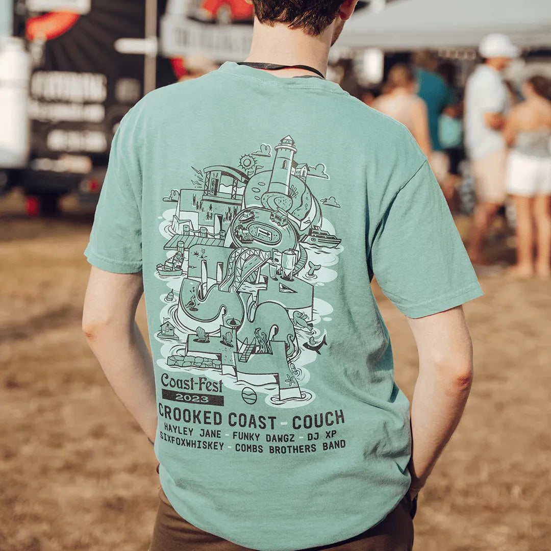 2023 Coast-Fest Logo Tee - Cape Clasp