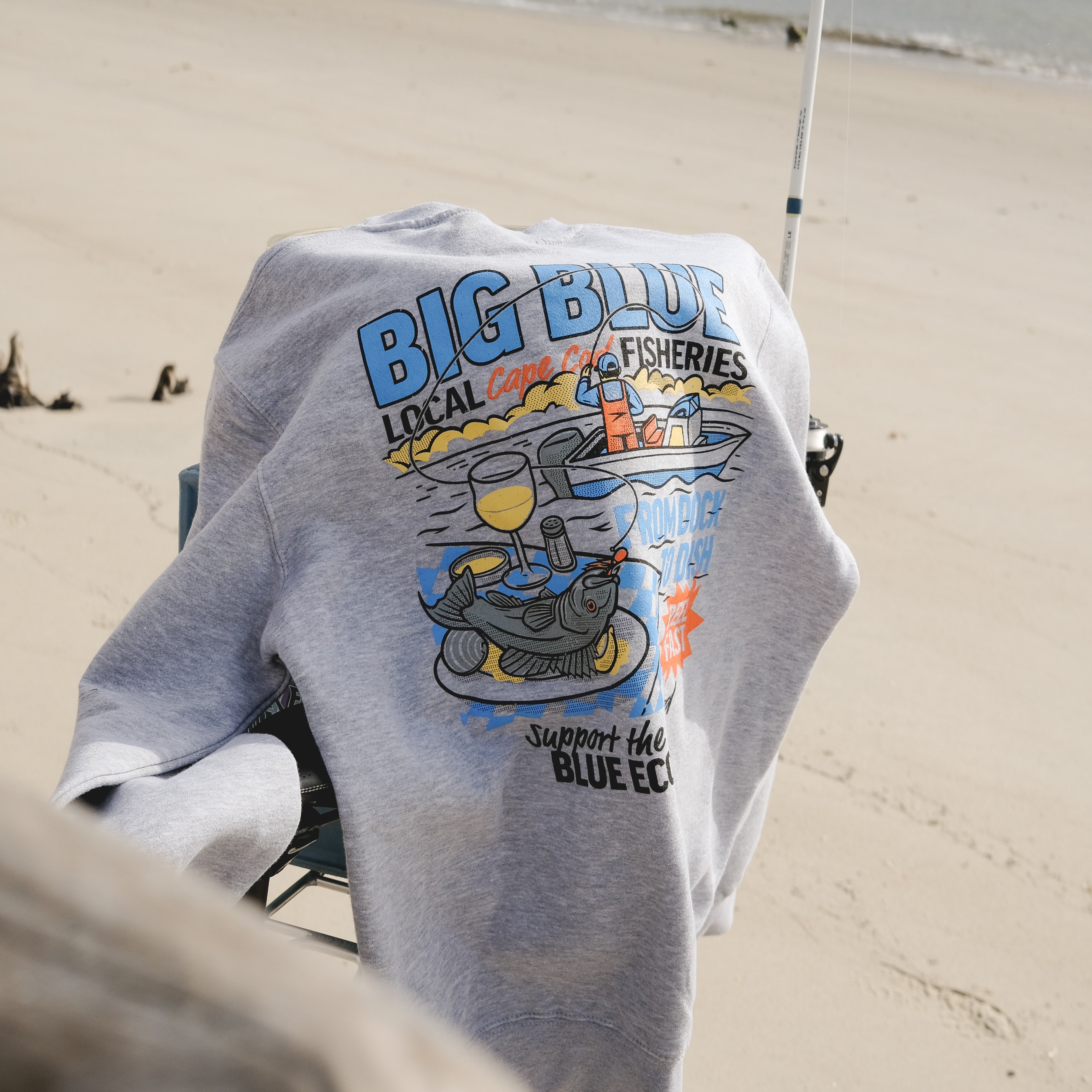 Big Blue Charter Crewneck