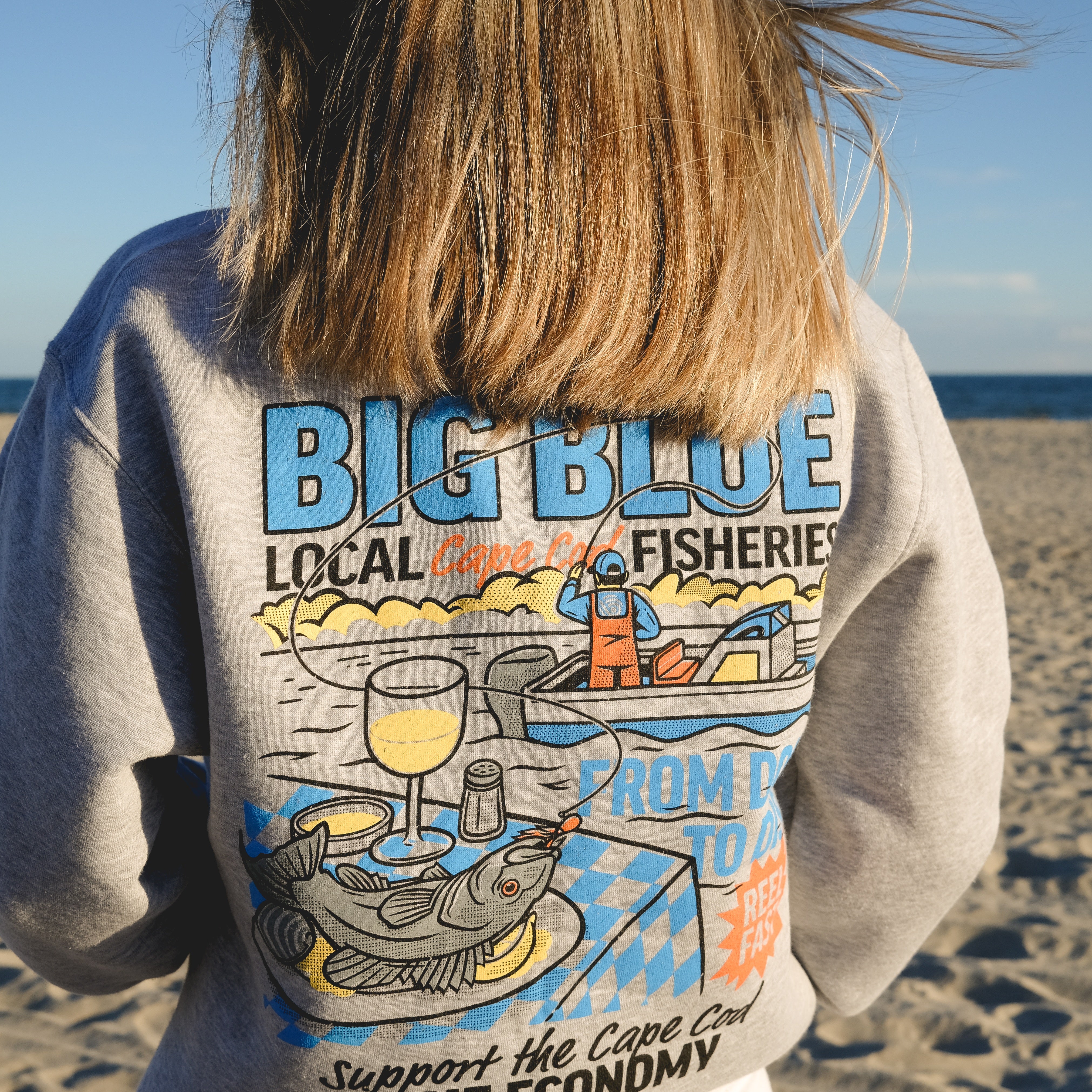 Big Blue Charter Crewneck