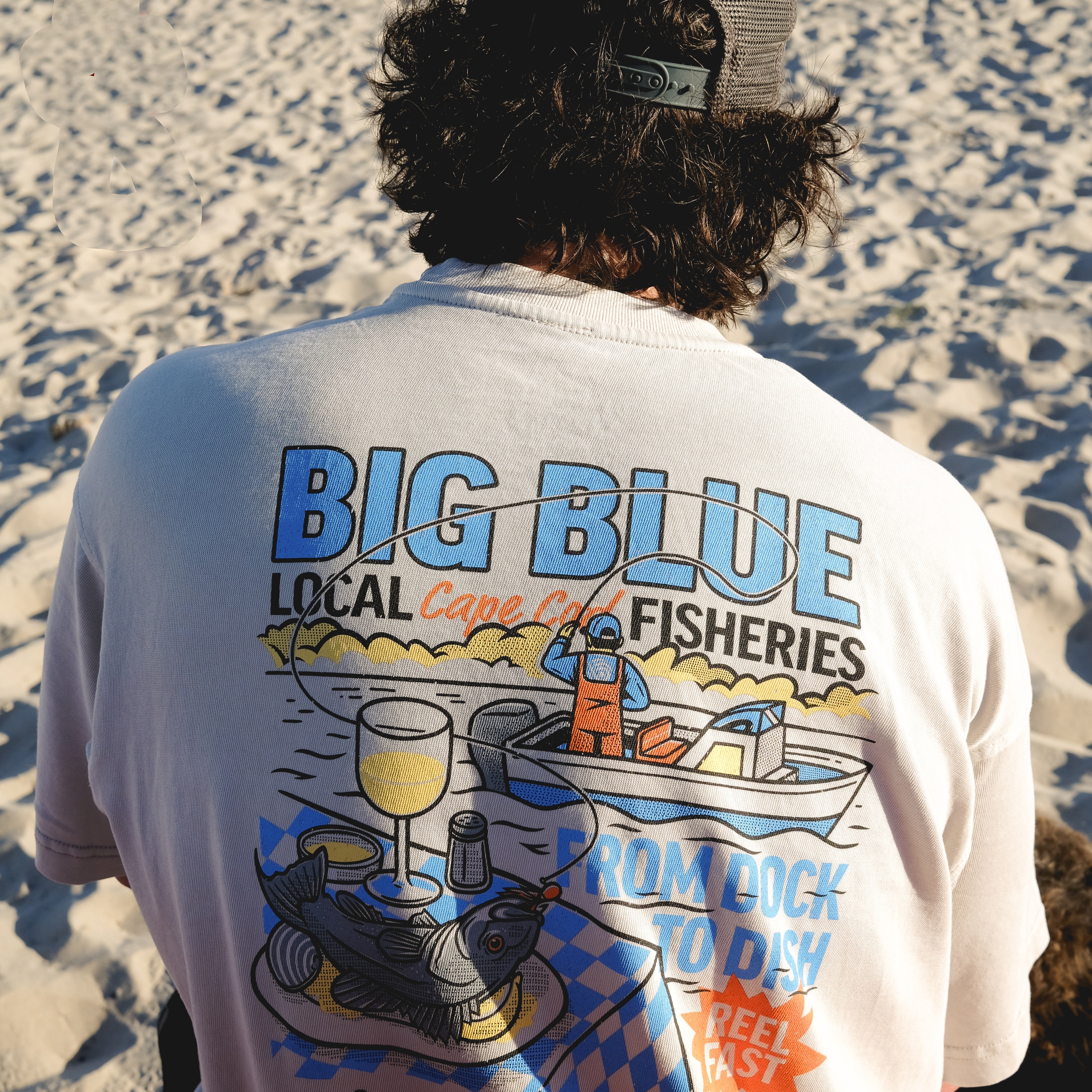 Big Blue Charter Tee Shirt