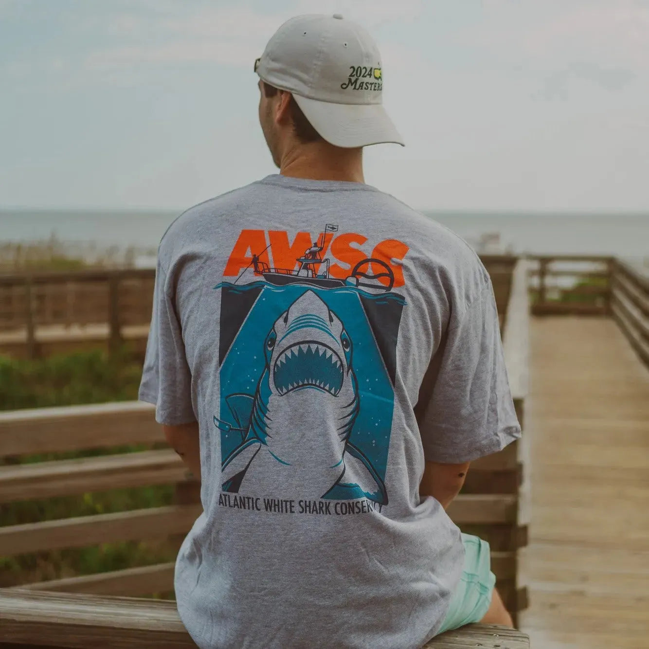 AWSC Shark Research Tee (F&F) - Cape Clasp
