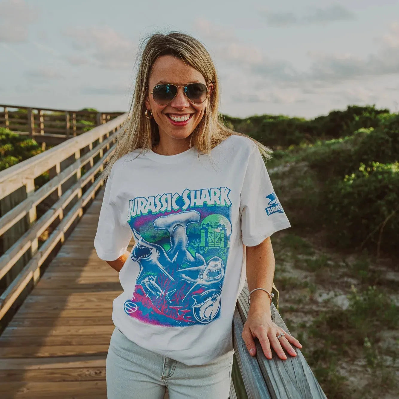Jurassic Shark Tee 2.0 - Cape Clasp