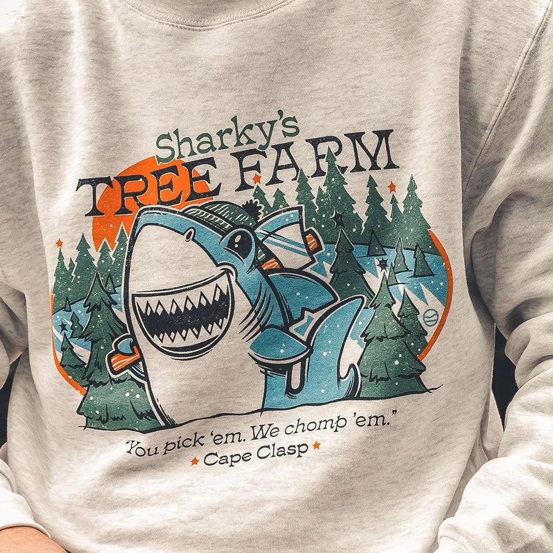 Sharky's Tree Farm Crewneck - Cape Clasp