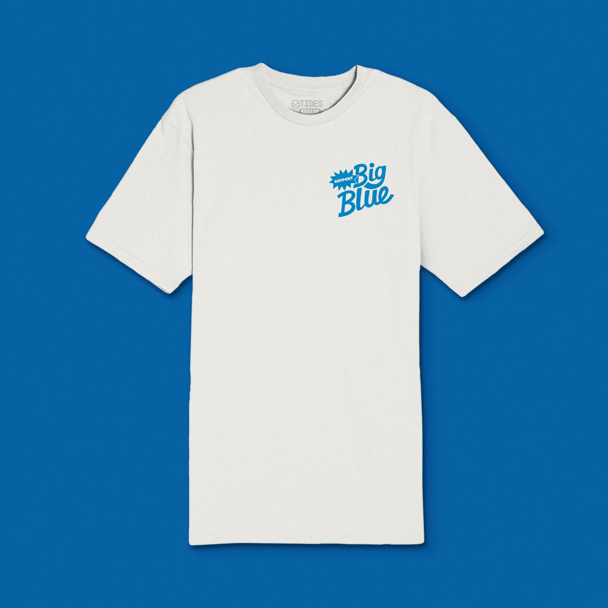 Support Big Blue Tee - Cape Clasp