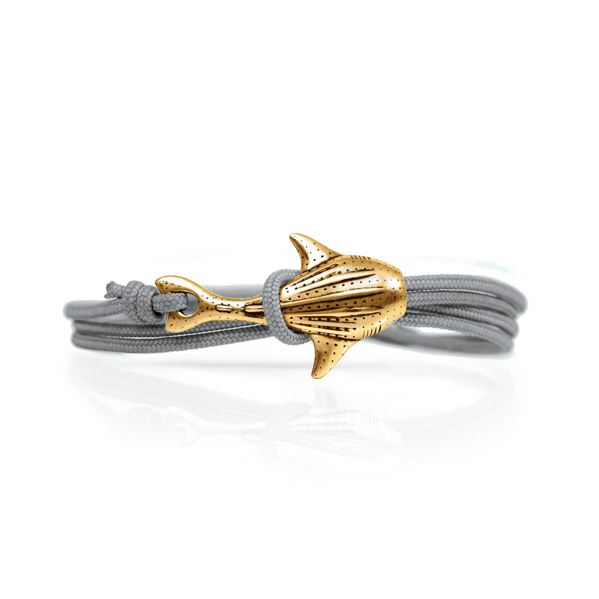 Whale Shark Bracelet — Gray Gull — Bronze