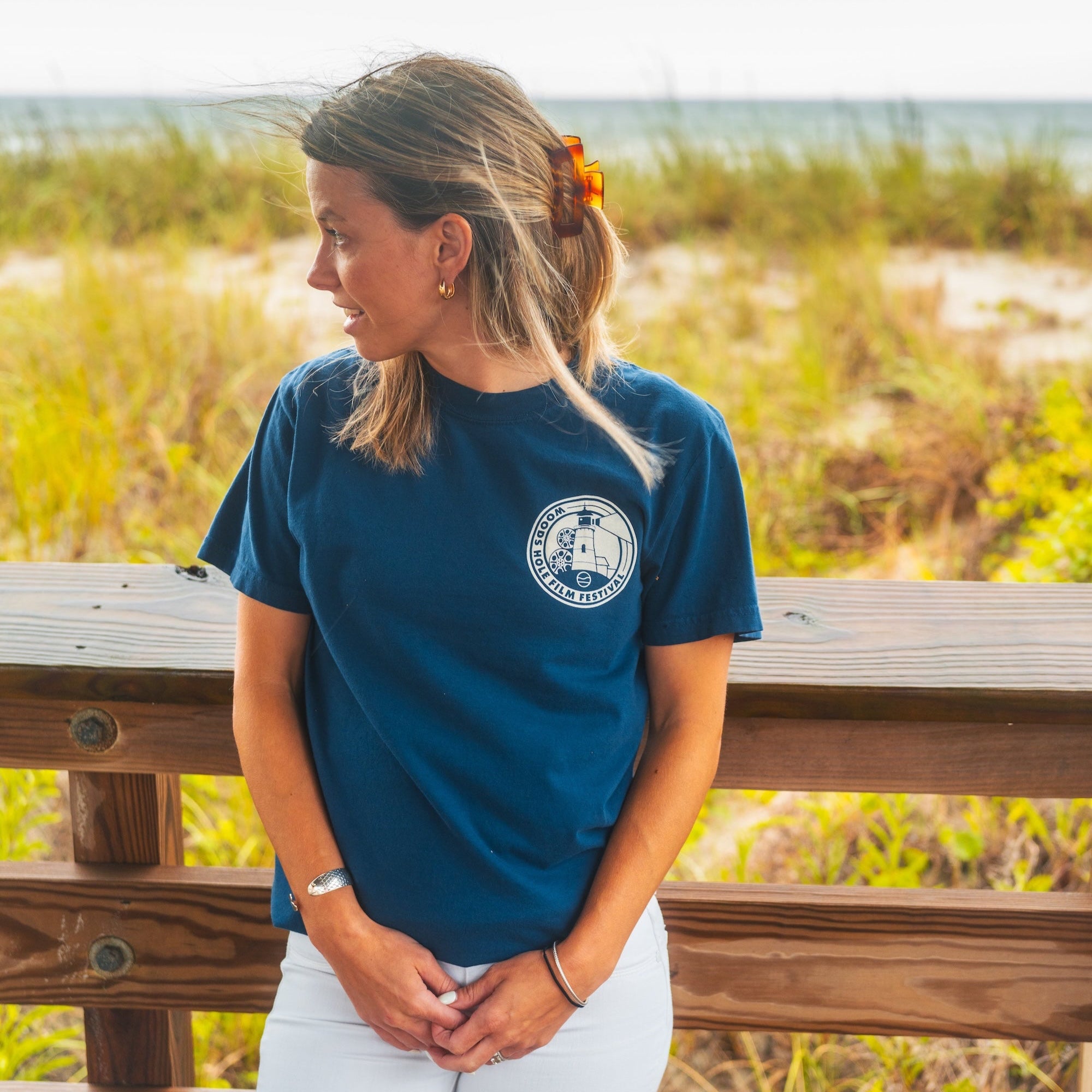 CC x WHFF Axolotl Navy Tee