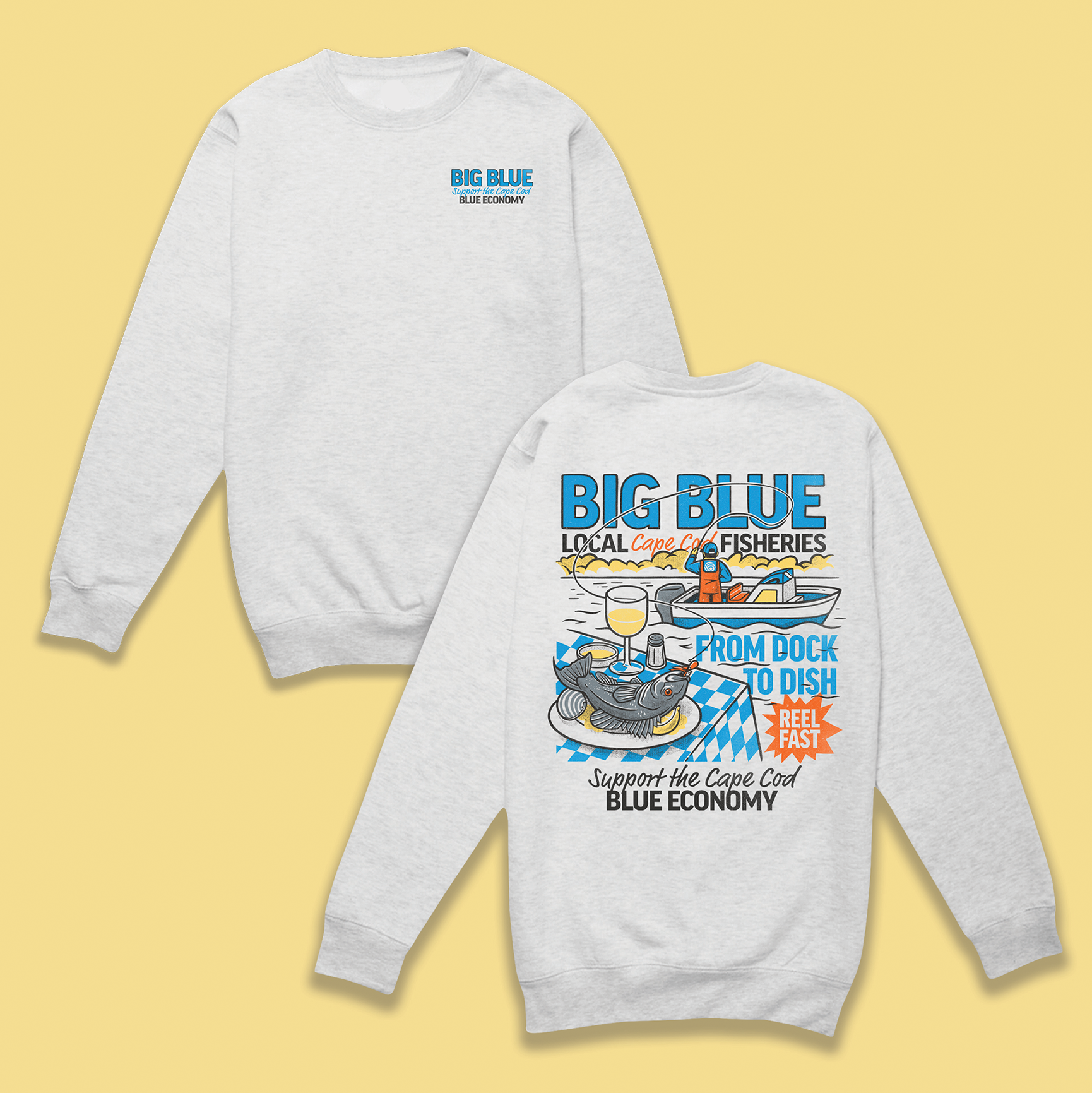 Big Blue Charter Crewneck