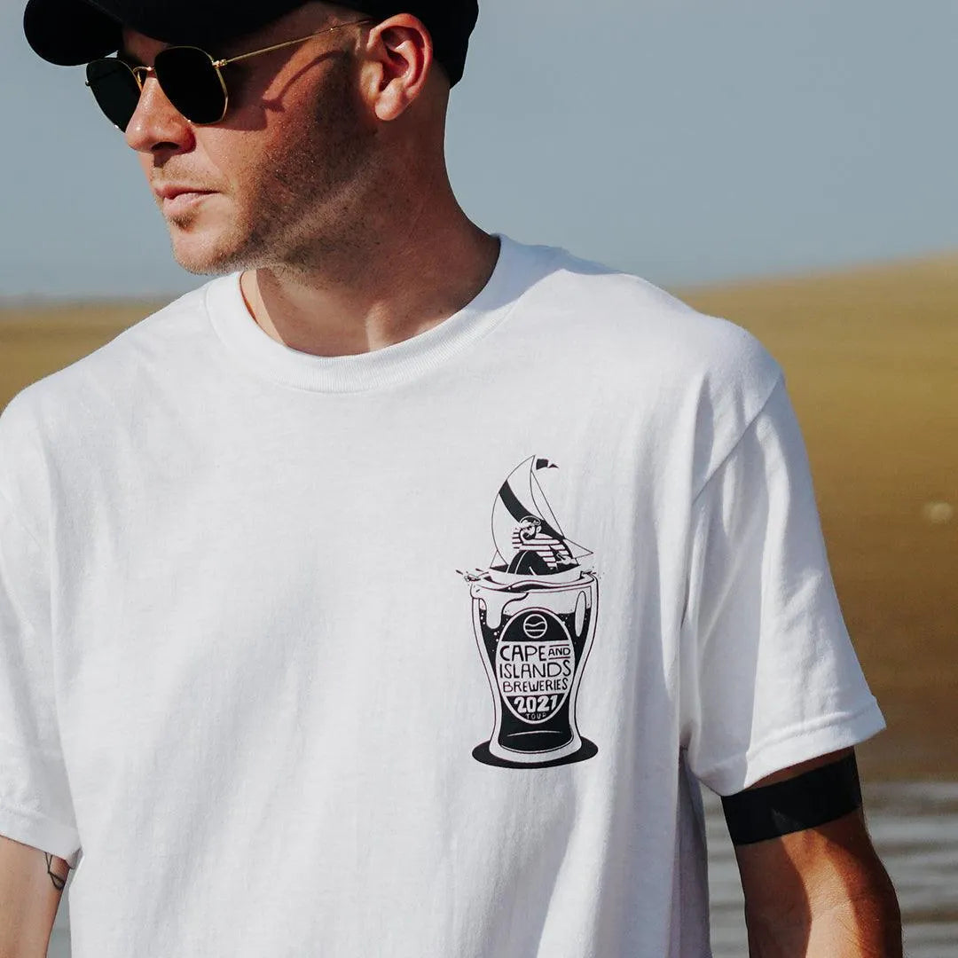 Cape Cod Brewery Passport Tee - Cape Clasp