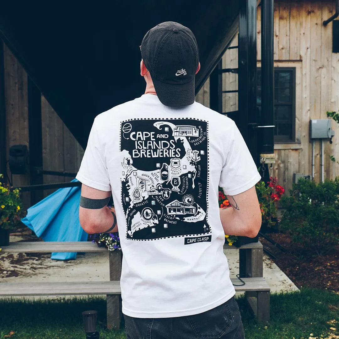 Cape Cod Brewery Passport Tee - Cape Clasp