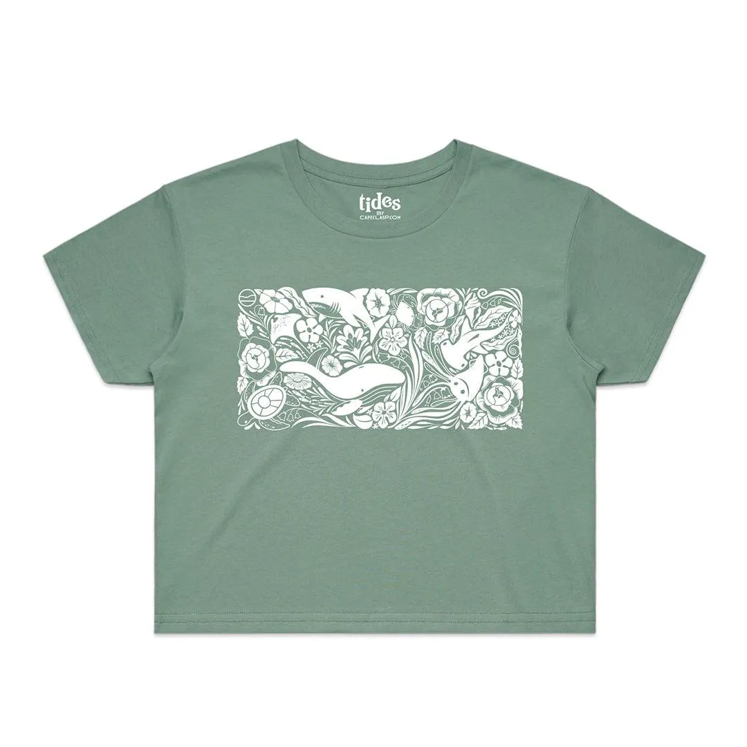 Floral Marine Crop - Cape Clasp