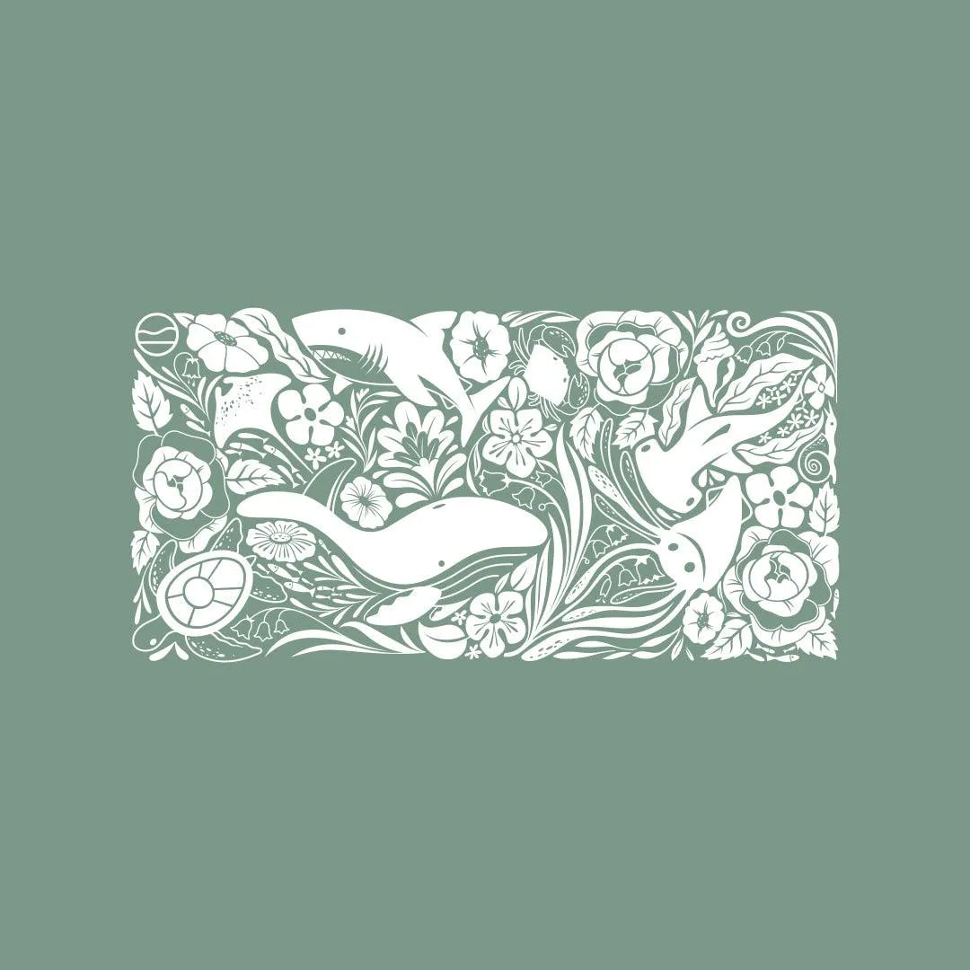 Floral Marine Crop - Cape Clasp