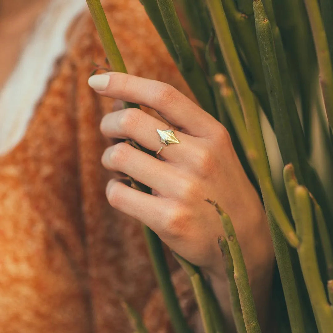 Manta Ray Ring - Cape Clasp