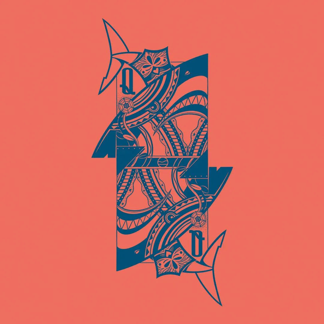 Queen of Sharks - Cape Clasp