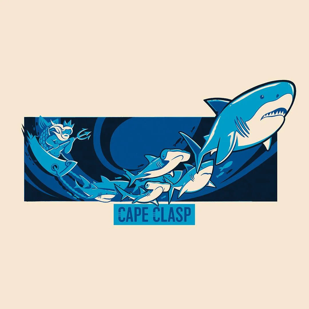 Santa Jaws Long Sleeve Tee - Cape Clasp