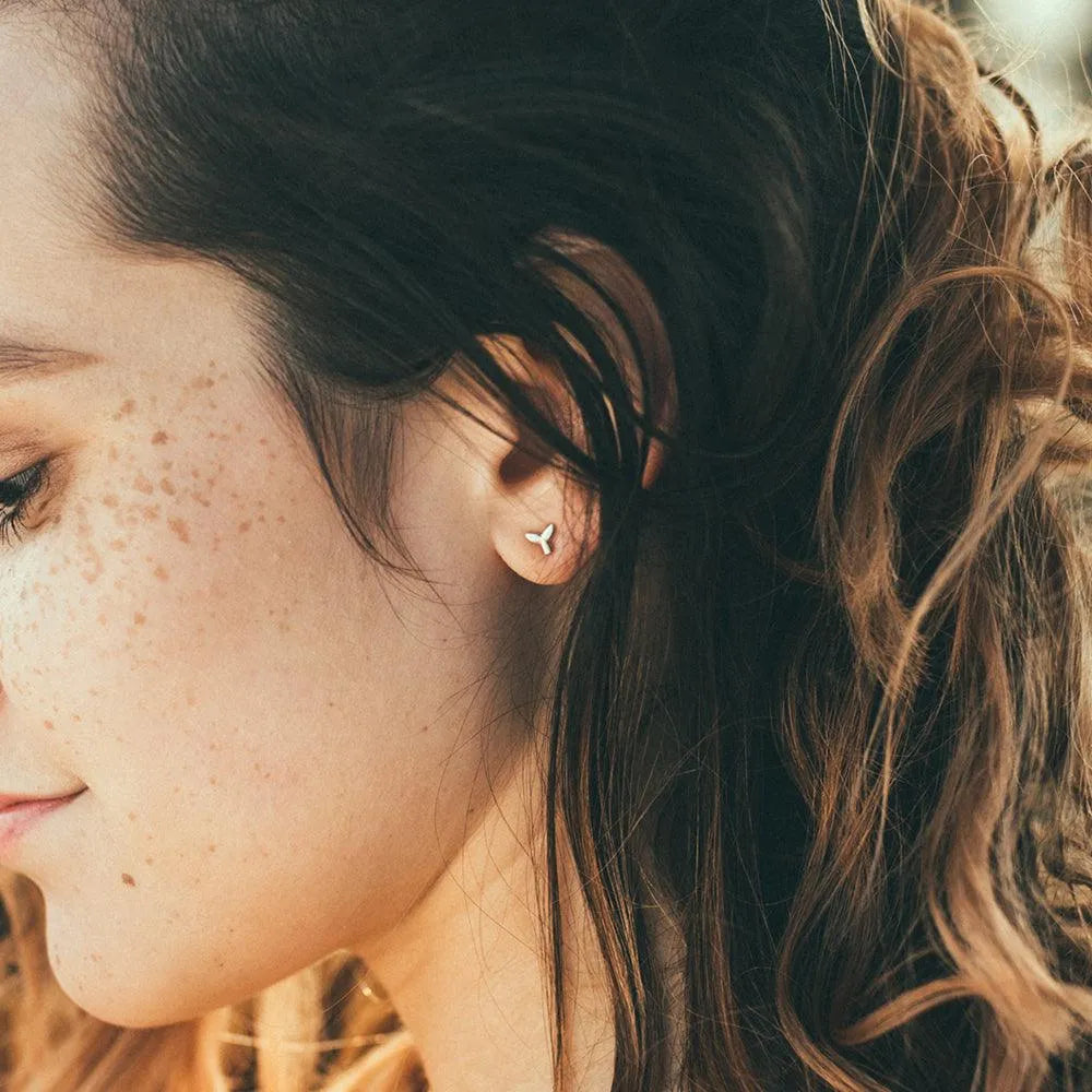 Whale Tail Earrings - Cape Clasp