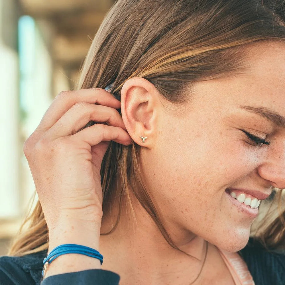 Whale Tail Earrings - Cape Clasp