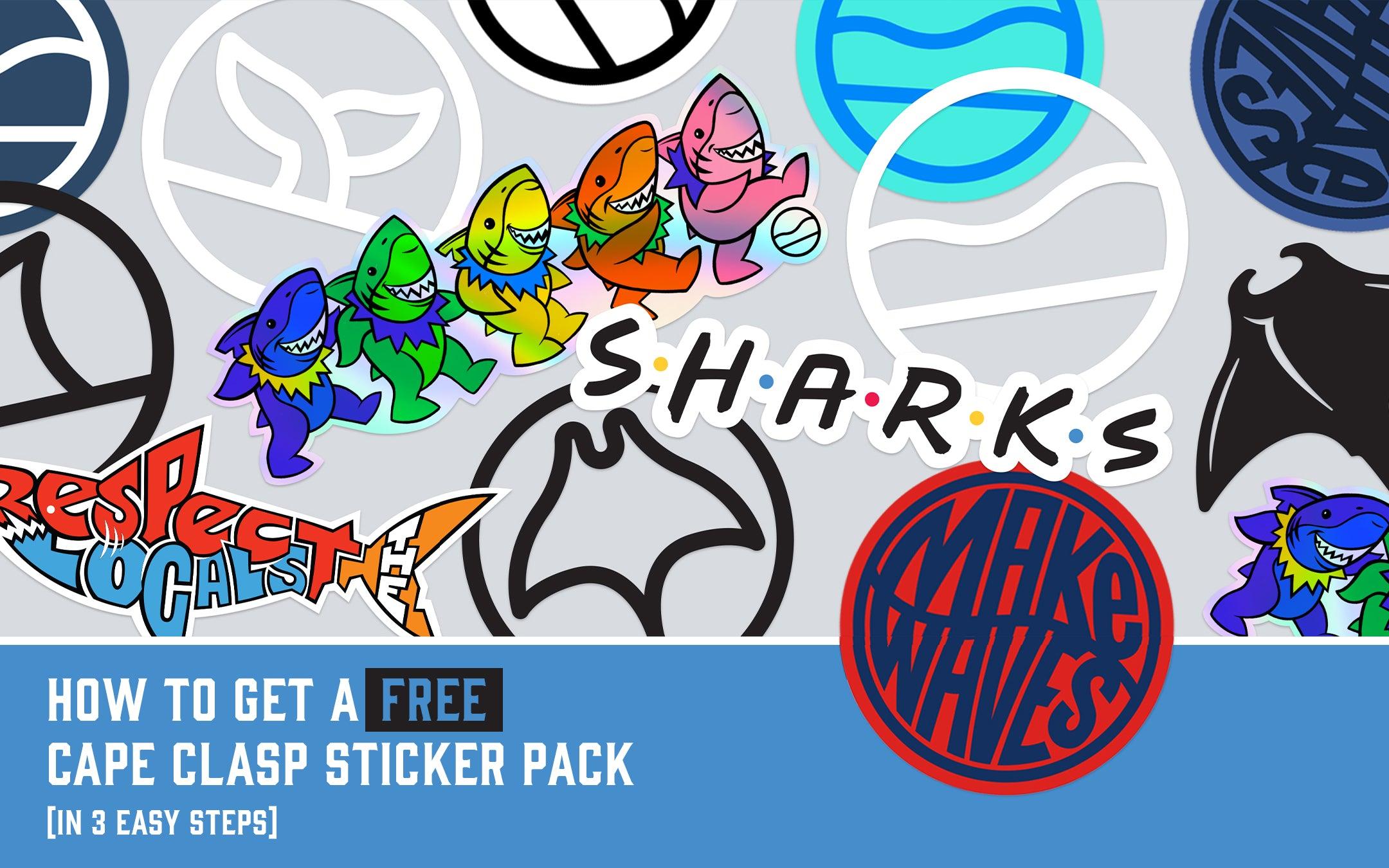HOW TO GET A FREE CAPE CLASP STICKER PACK - Cape Clasp