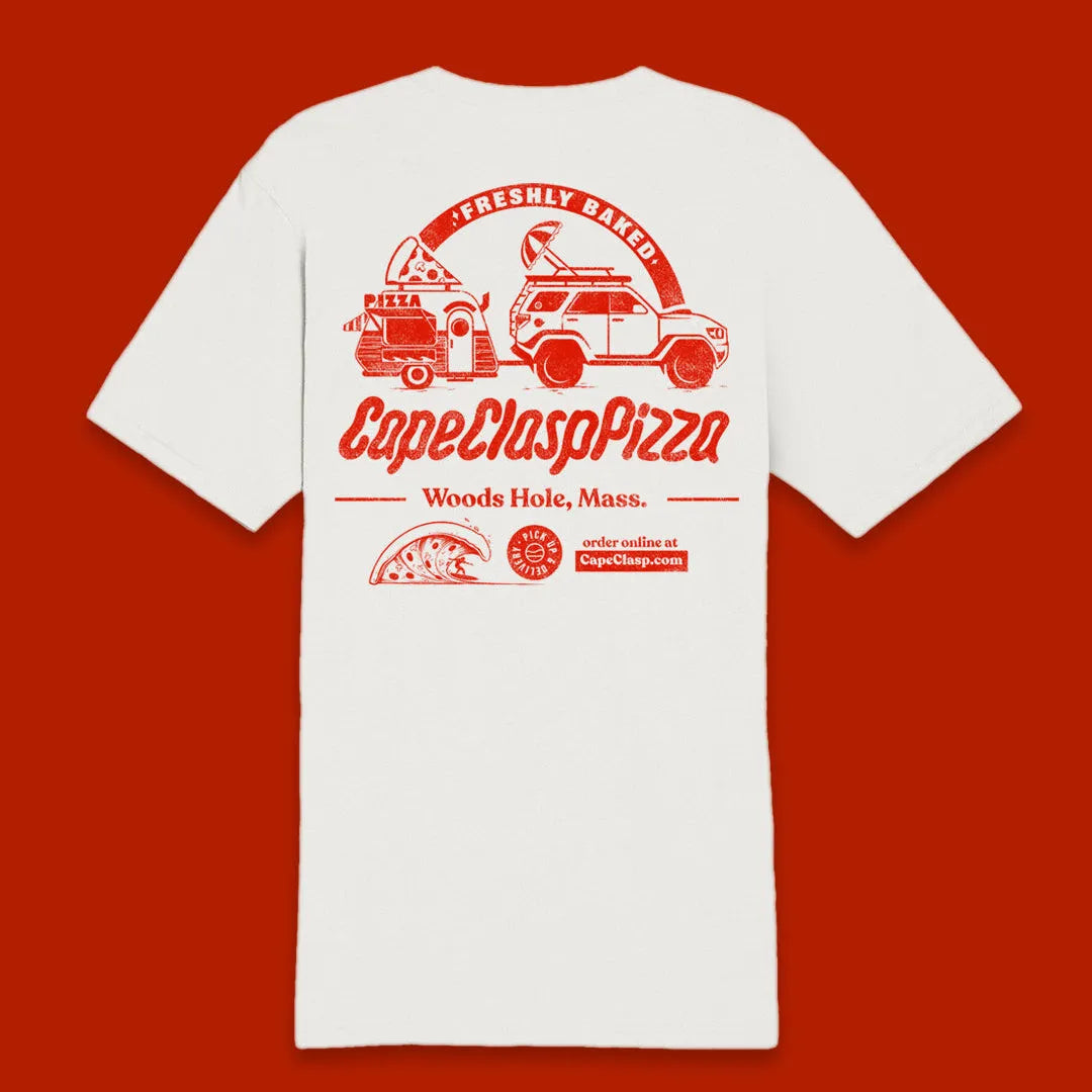 Cape Clasp Pizza Tee