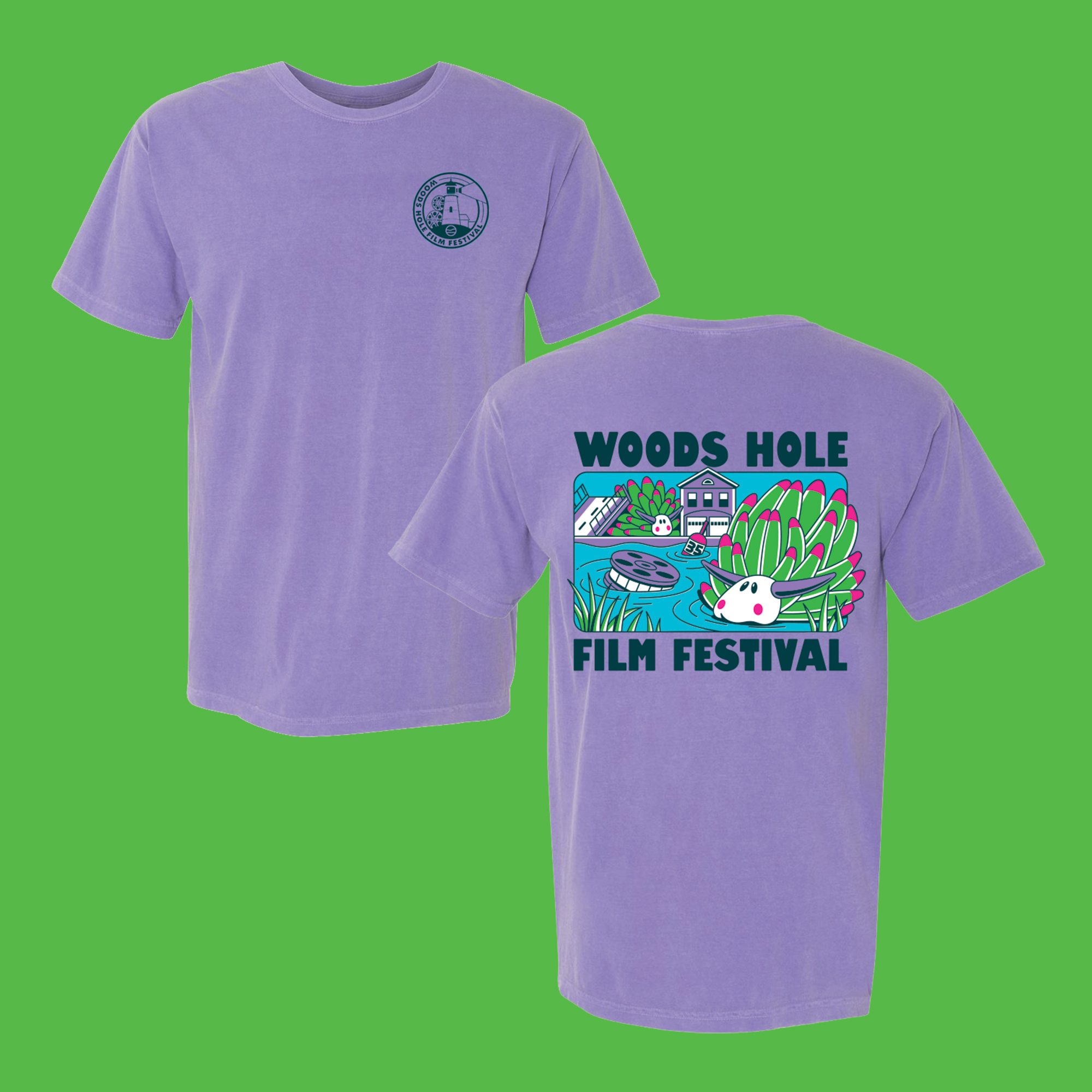 CC x WHFF Leaf Sheep Violet Tee