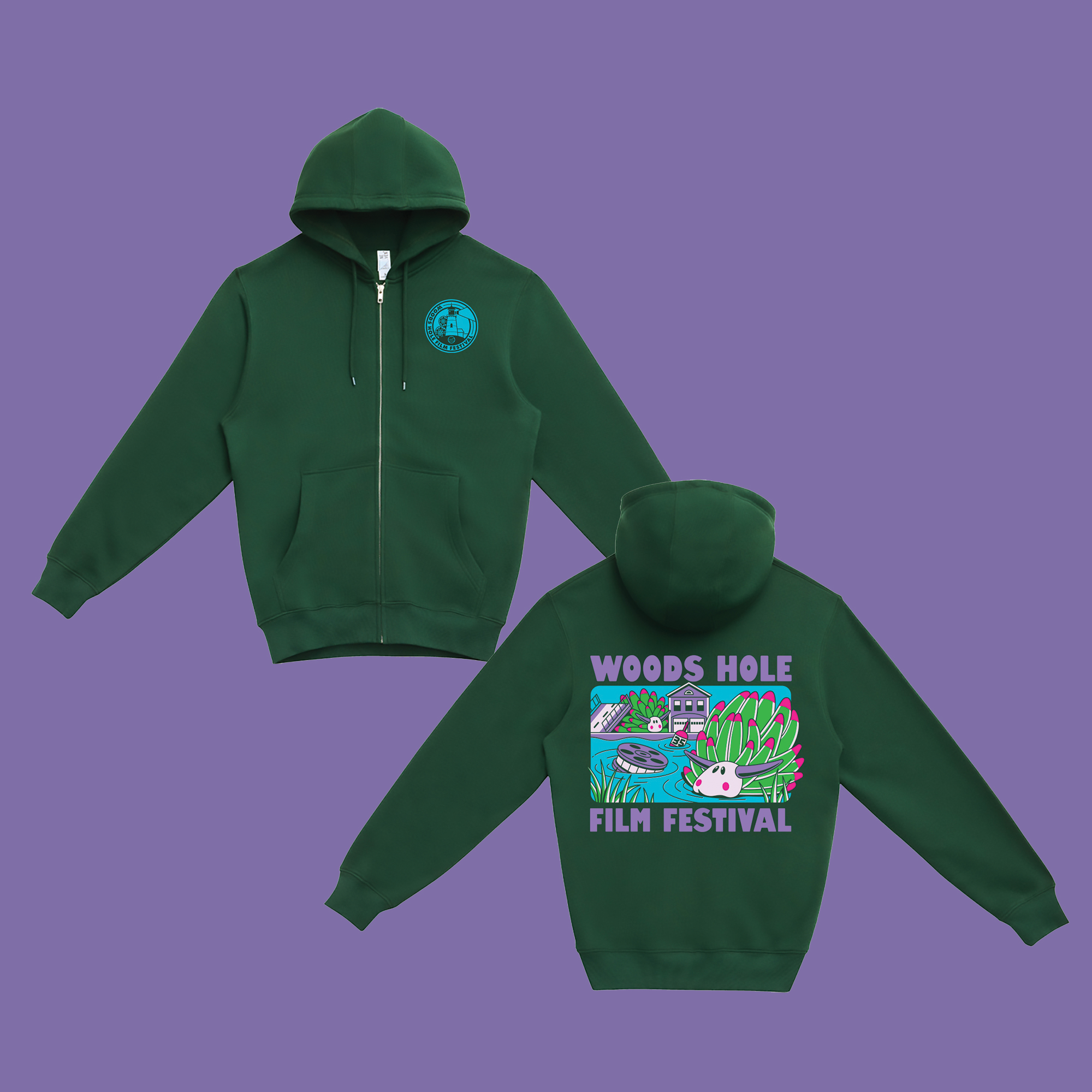 CC x WHFF Leaf Sheep Zip Up