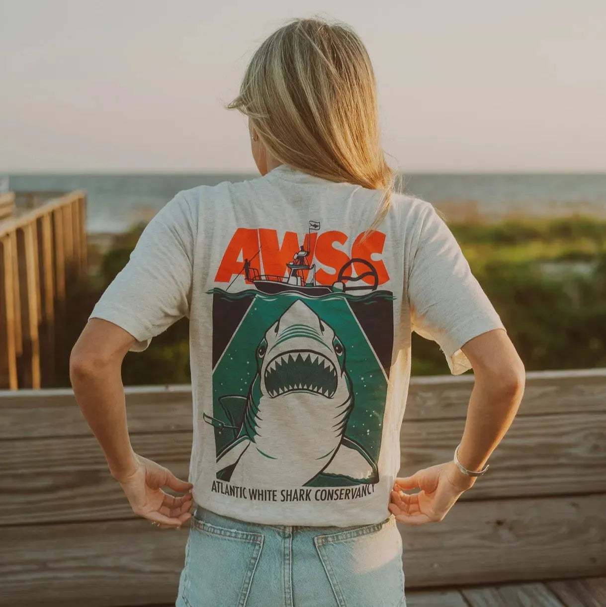 AWSC Shark Research Tee - Cape Clasp