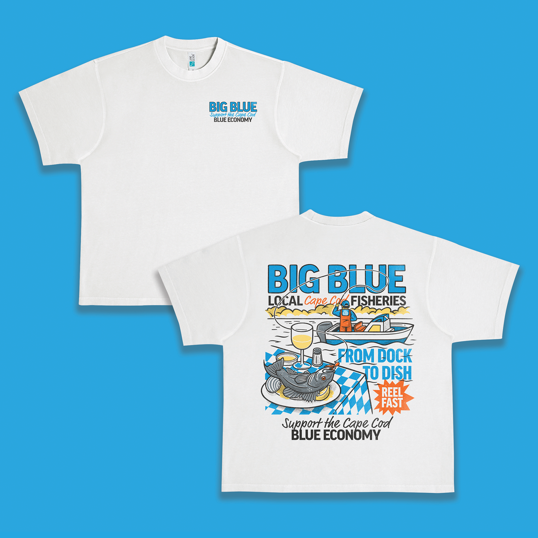 Big Blue Charter Tee
