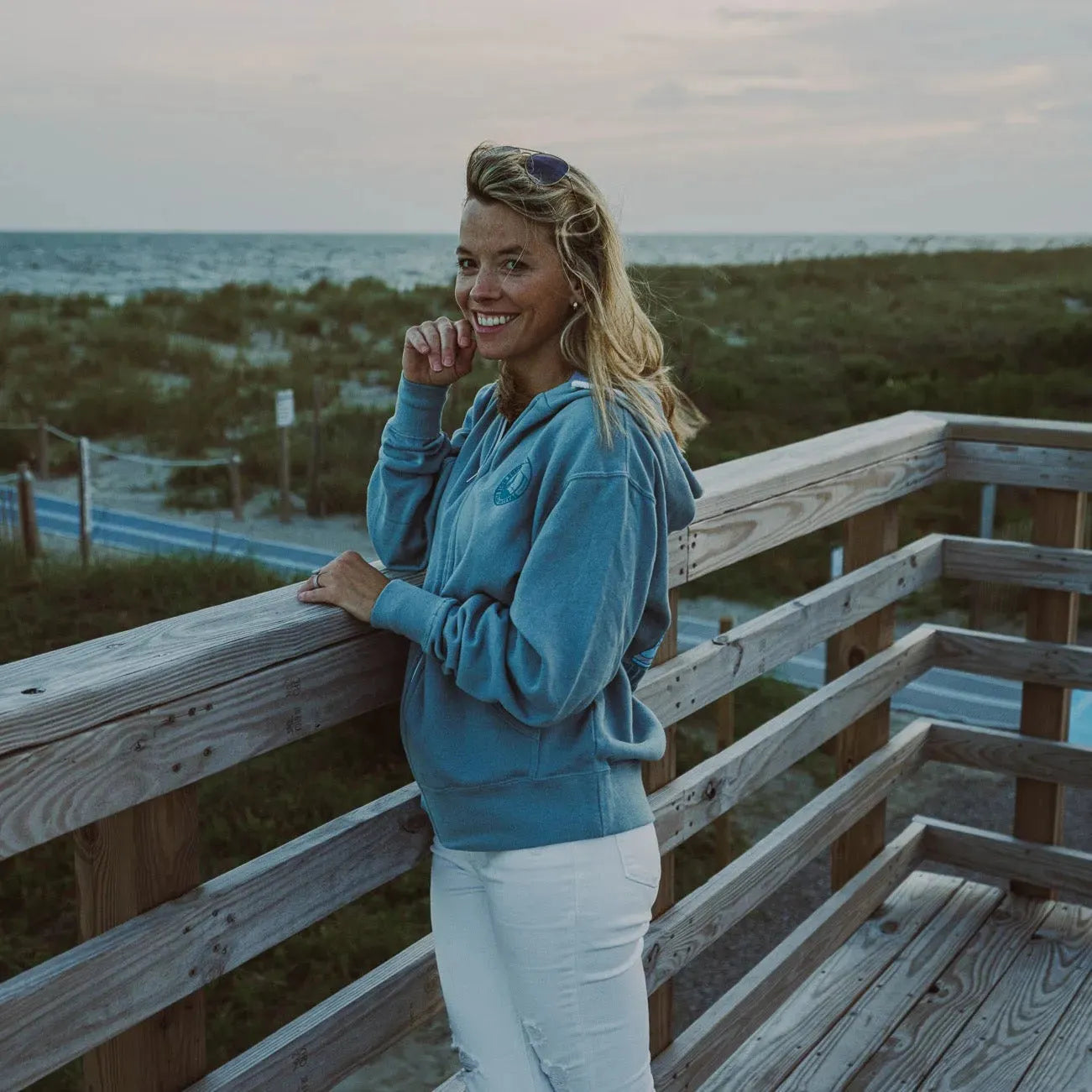 CC x WHFF Water World Zip Up - Cape Clasp