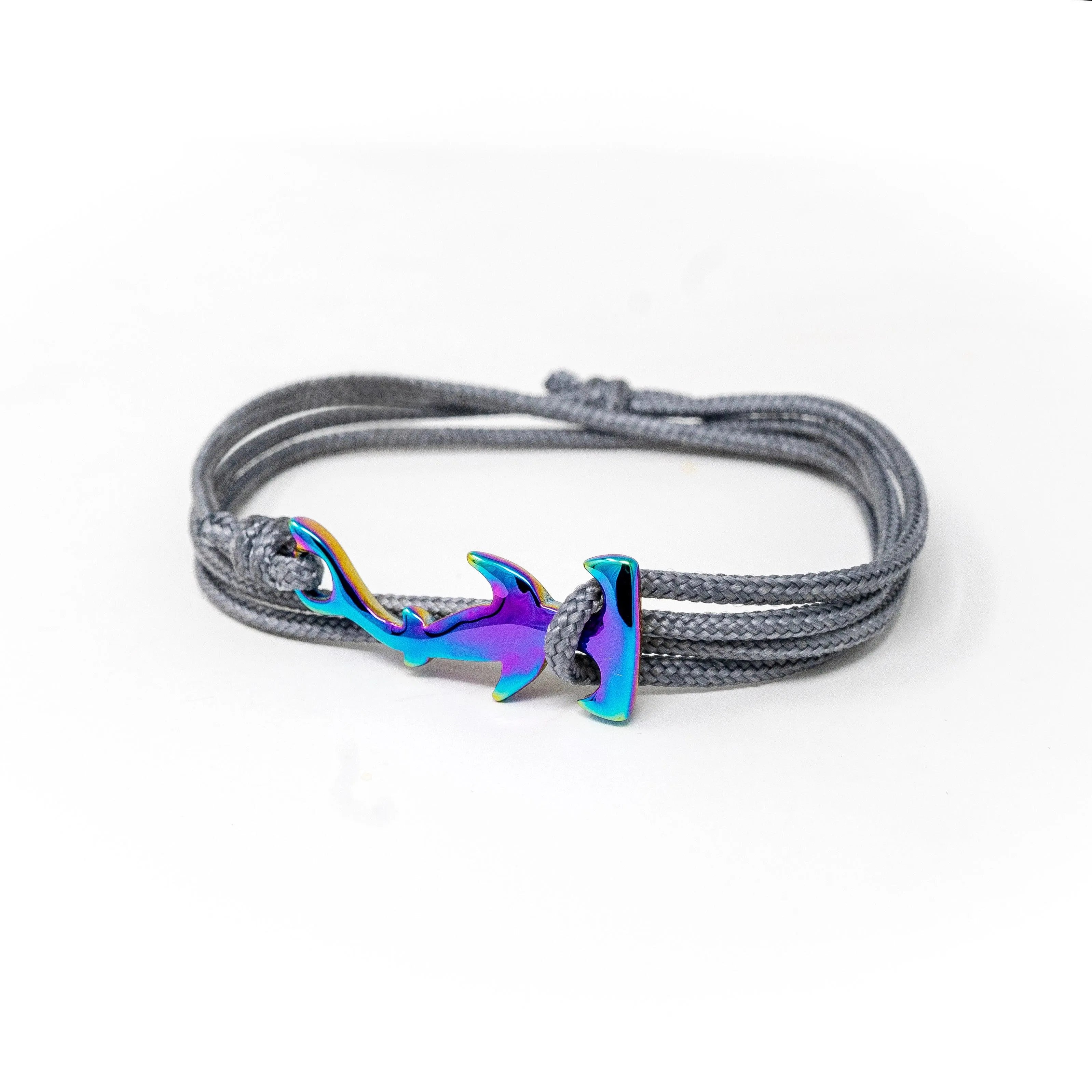 Hammerhead Shark Bracelet (Iridescent Wave Edition) - Cape Clasp