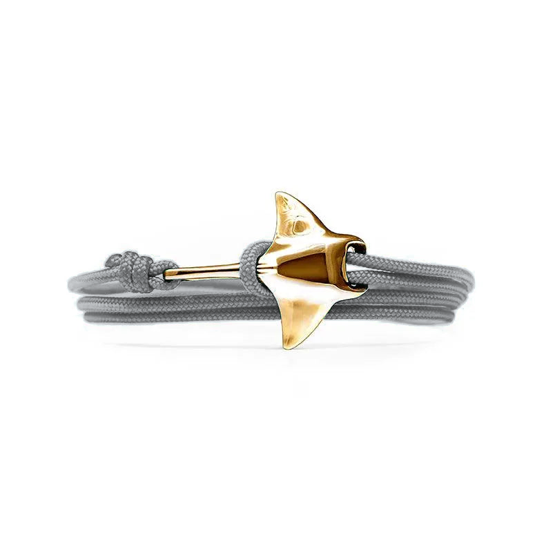 Manta Ray Bracelet — Gray Gull — Bronze