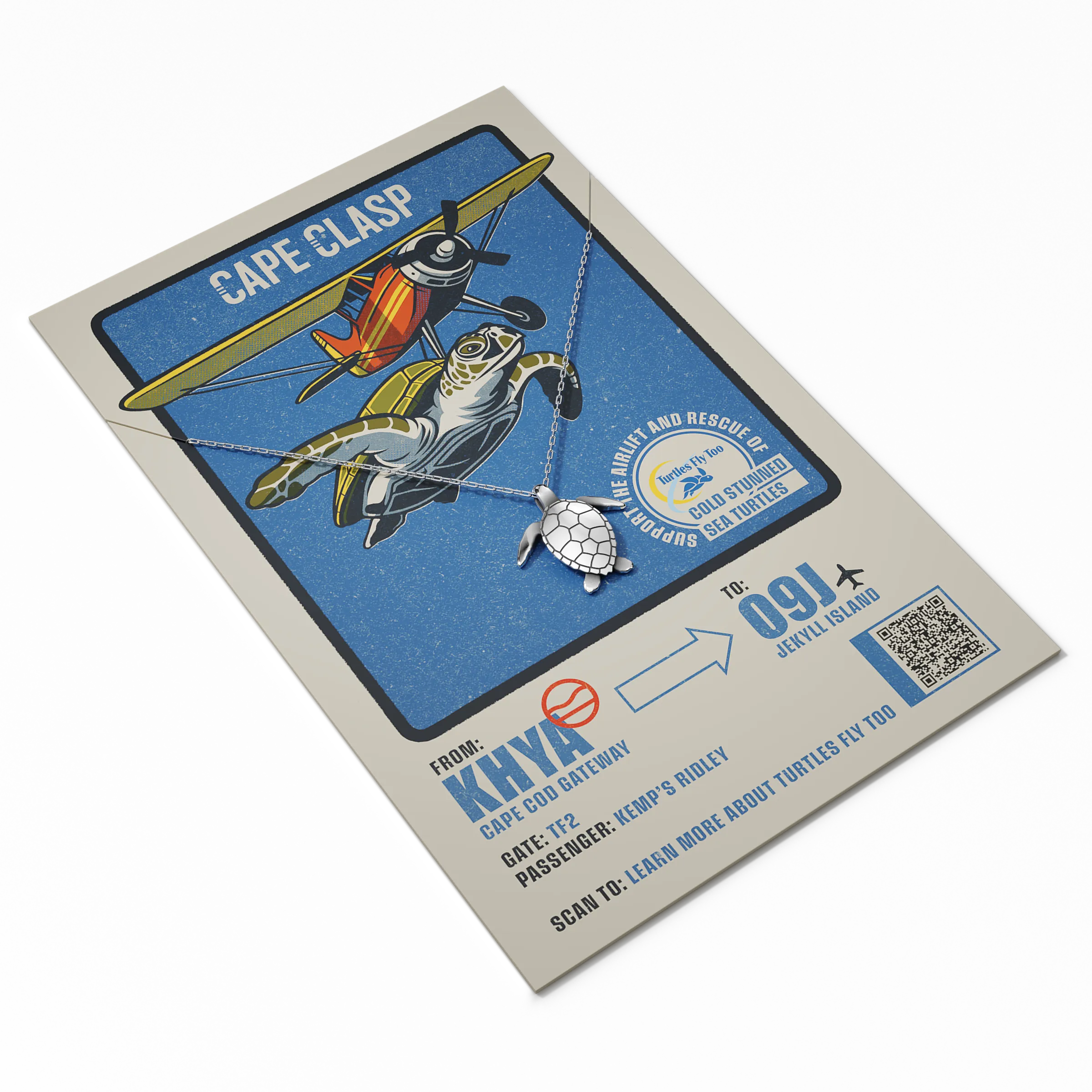 Turtle Flier Necklace