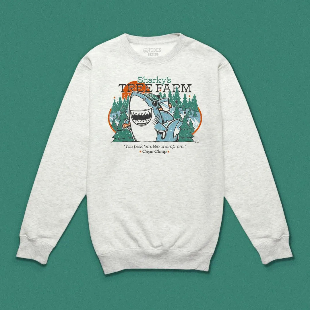 Sharky's Tree Farm Crewneck - Cape Clasp