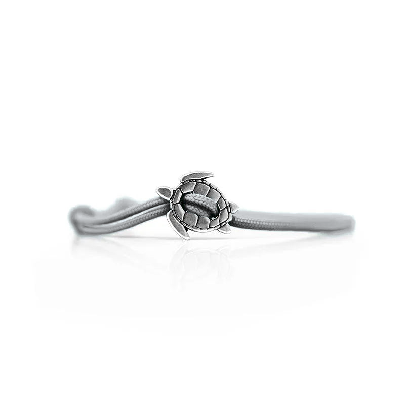 Turtle Bracelet — Gray Gull — Silver