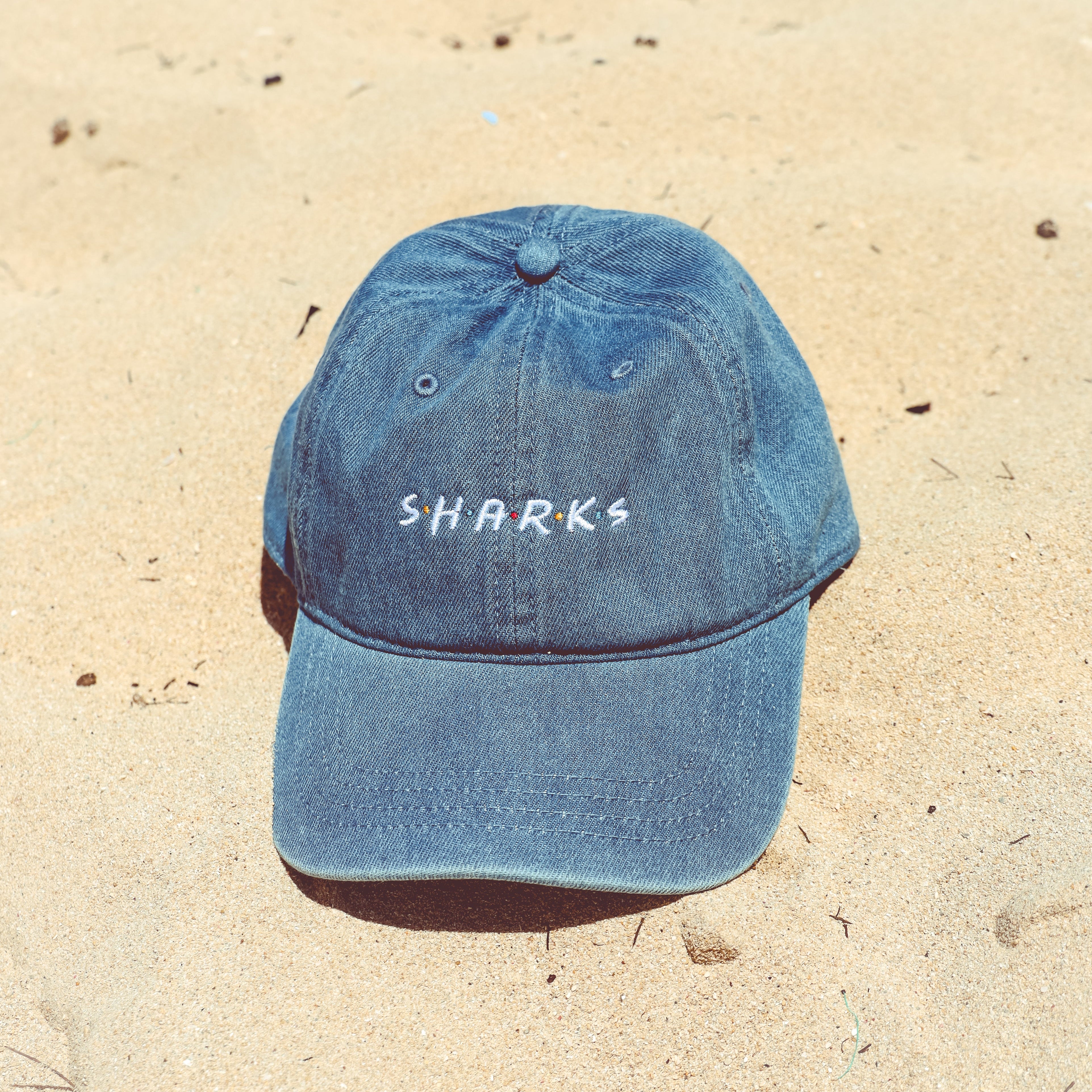 Sharks are Friends Denim Hat – Cape Clasp