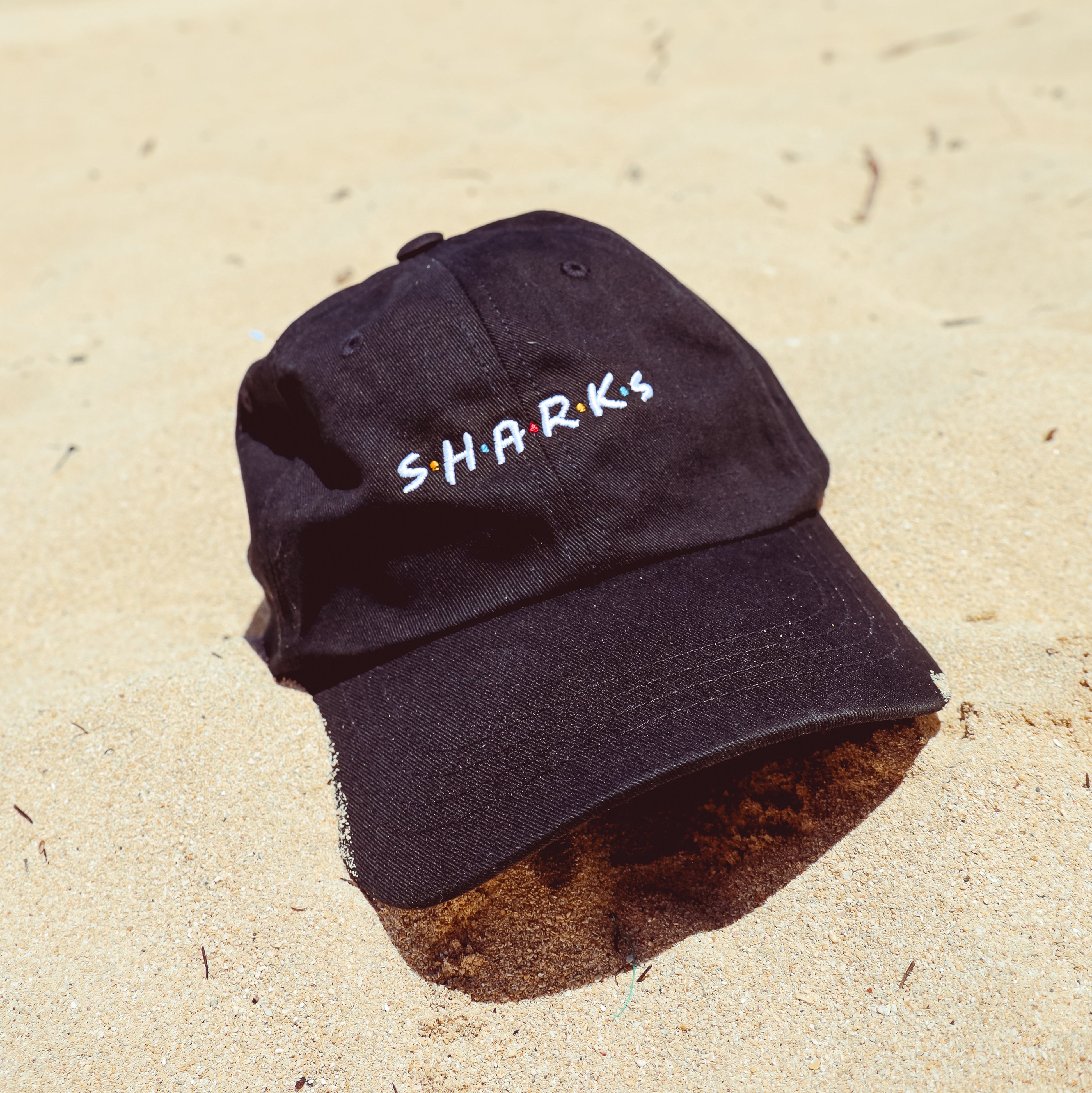 Sharks are Friends Dad Cap