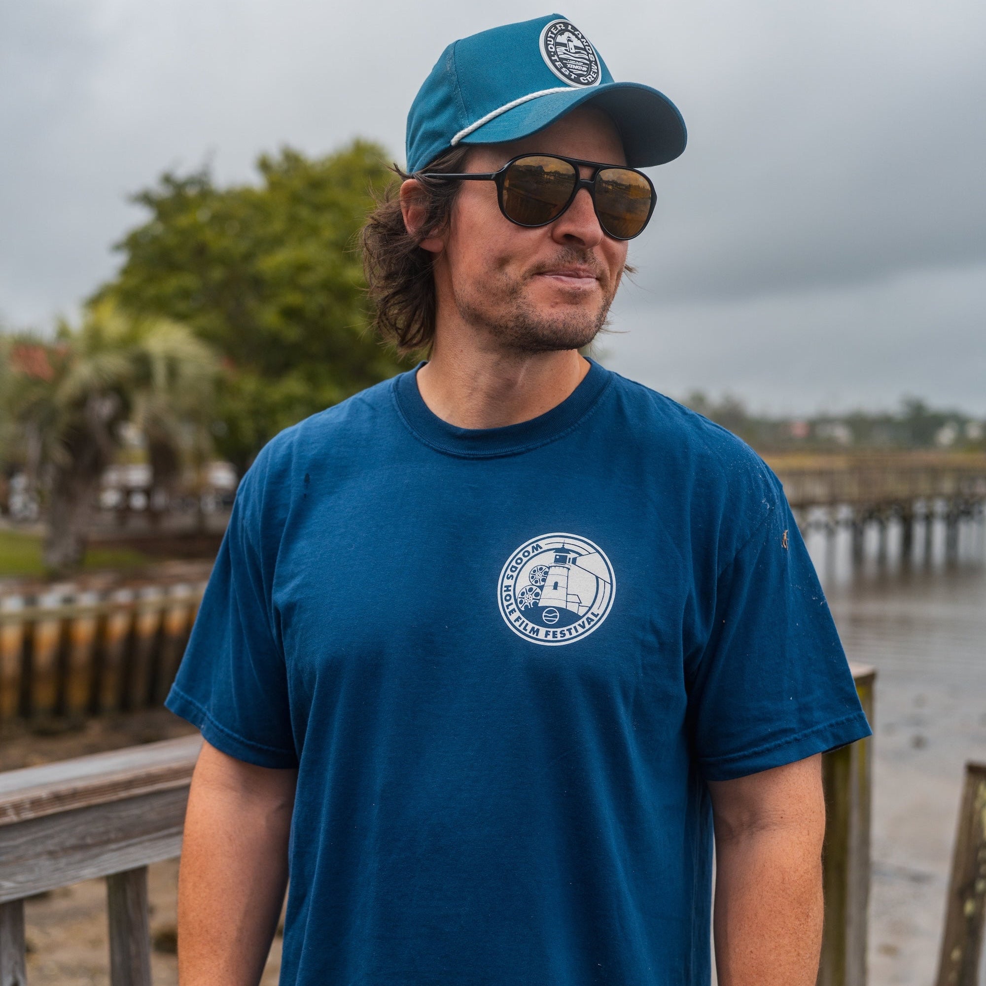 CC x WHFF Axolotl Navy Tee