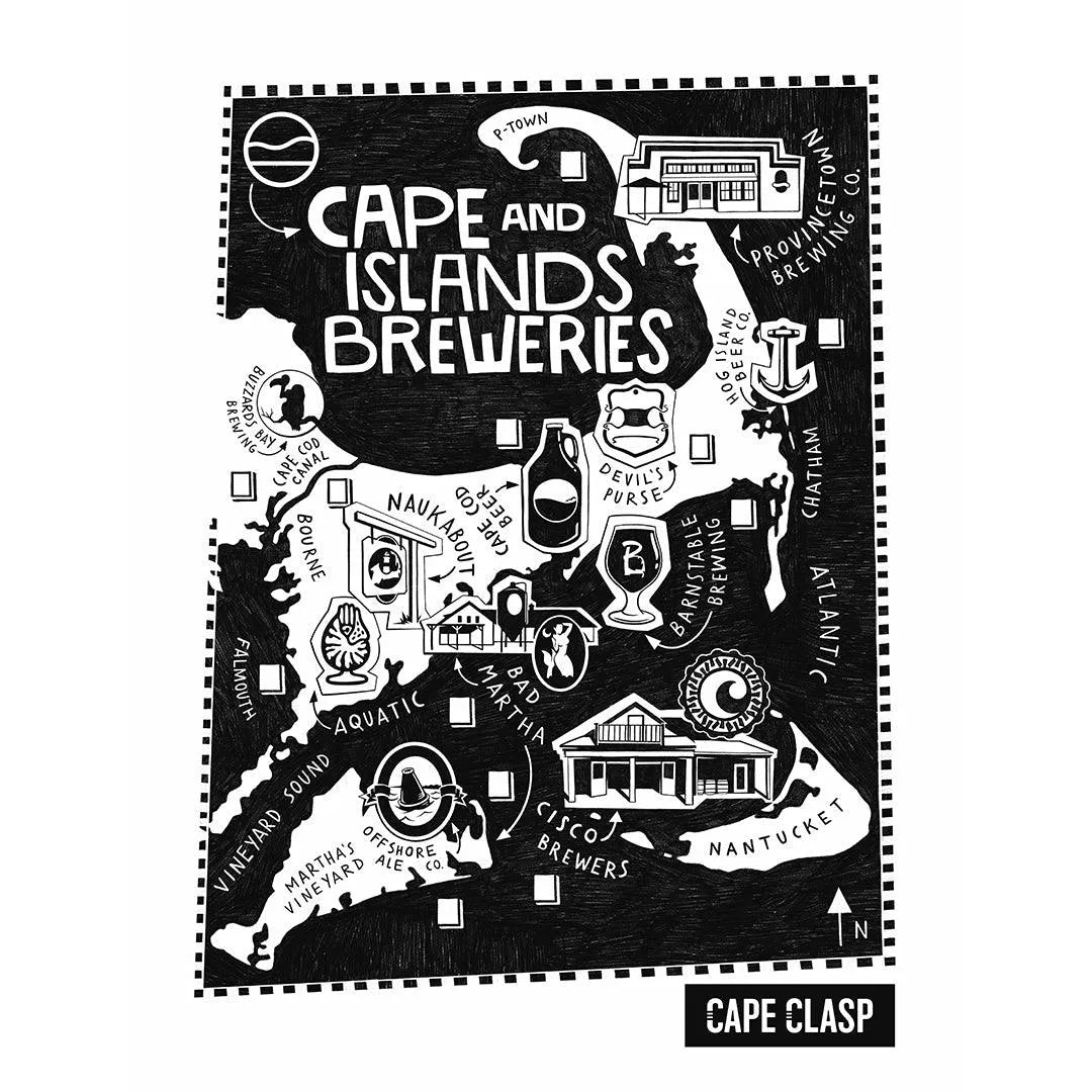 Cape Cod Brewery Passport Tee - Cape Clasp