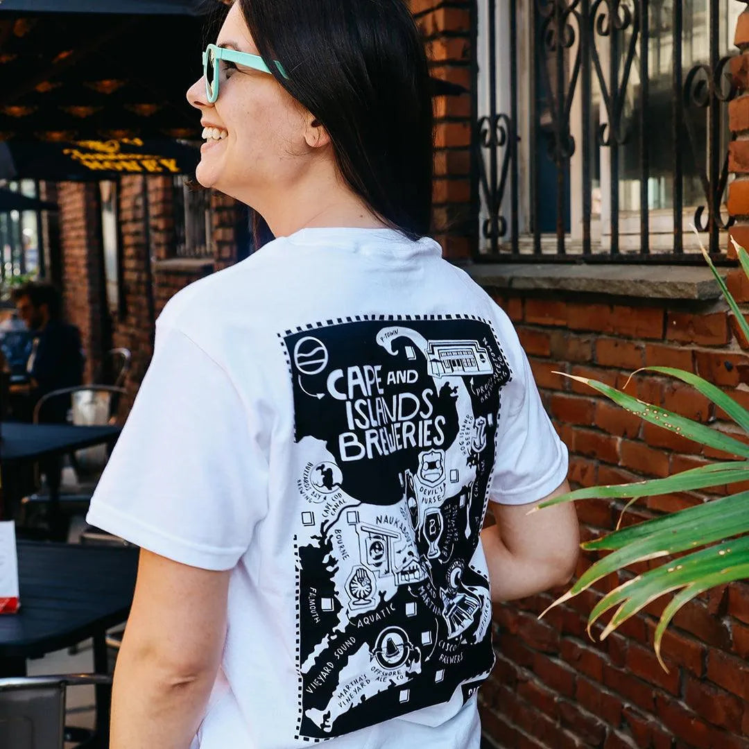 Cape Cod Brewery Passport Tee - Cape Clasp
