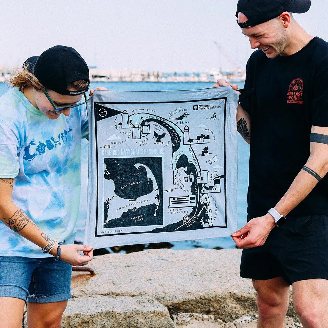 Cape Cod National Seashore Bandana - Cape Clasp