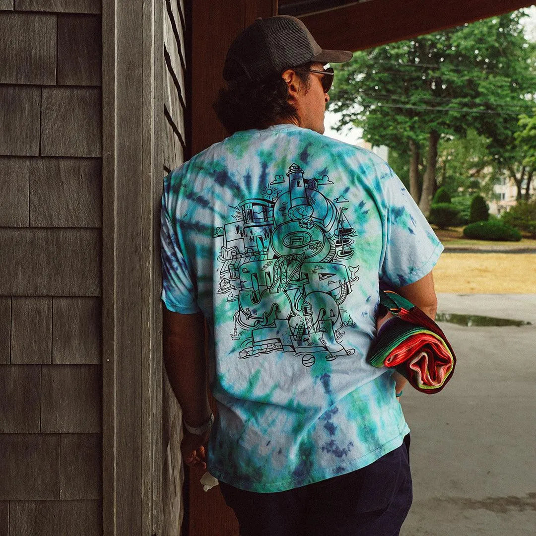Coast-Fest Tie Dye Tee - Cape Clasp