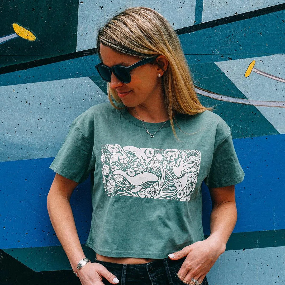 Floral Marine Crop - Cape Clasp