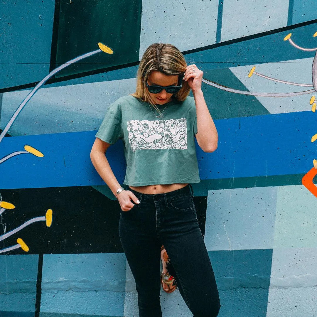 Floral Marine Crop - Cape Clasp