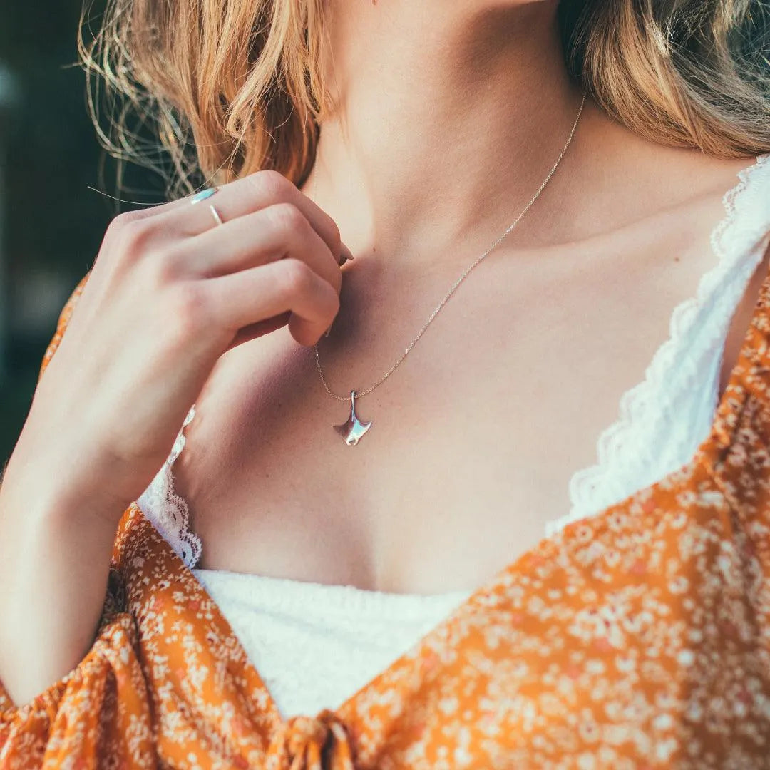 Manta Ray Necklace - Cape Clasp