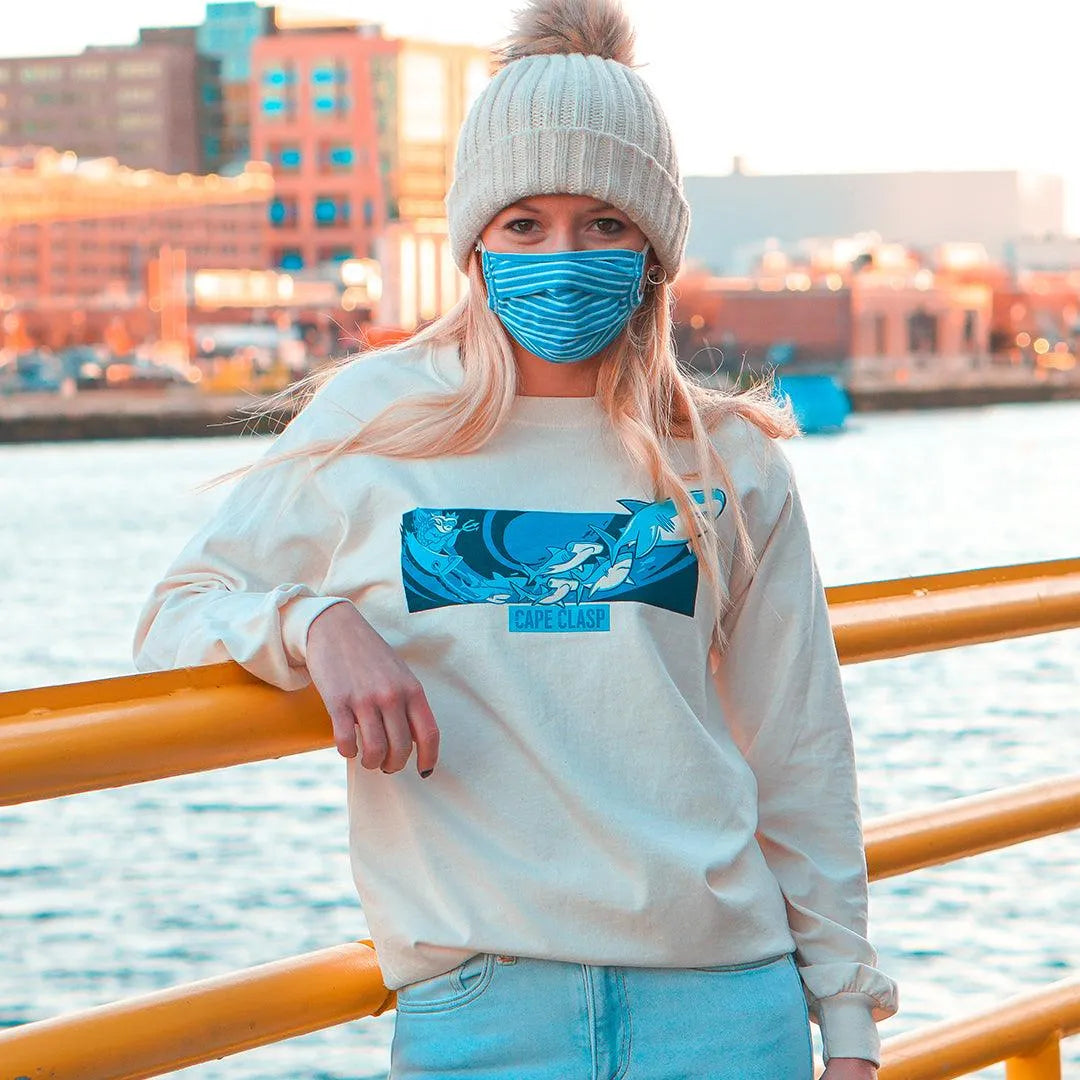 Santa Jaws Long Sleeve Tee - Cape Clasp