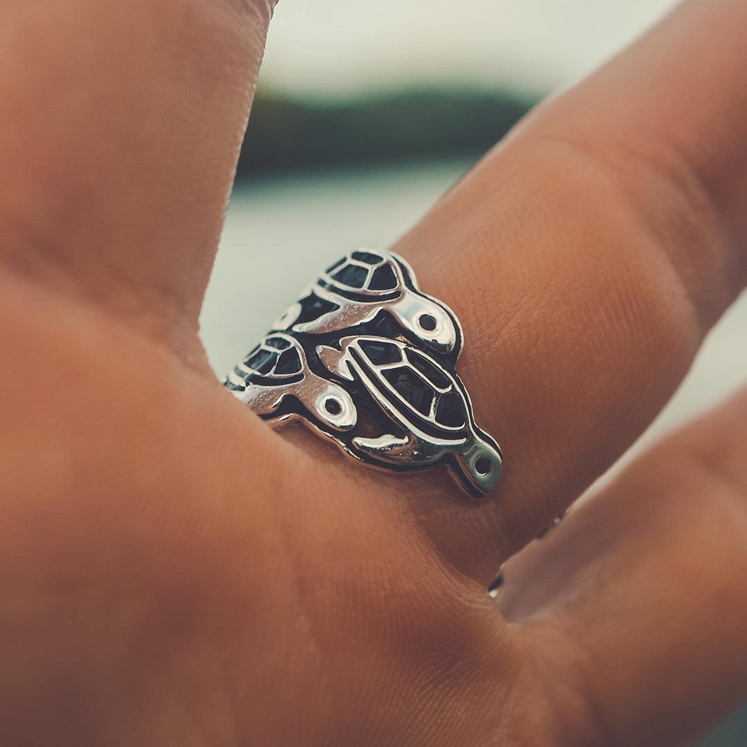 Buy Mens Turtle Ring Online In India - Etsy India