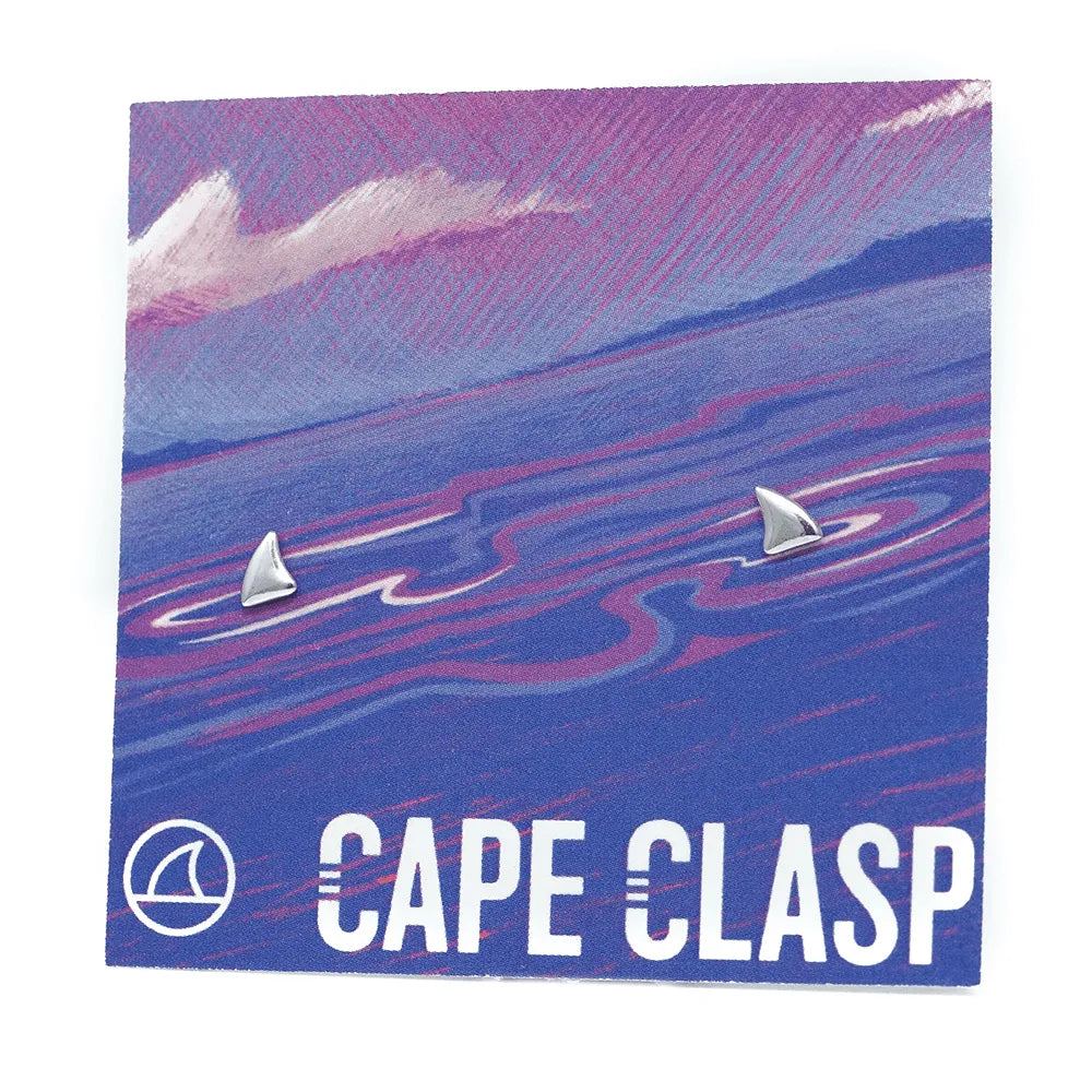 Shark Fin Earrings - Cape Clasp