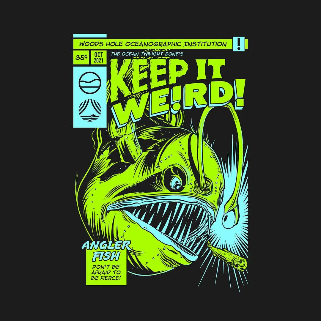 Tides X WHOI Angler Fish Long Sleeve - Cape Clasp