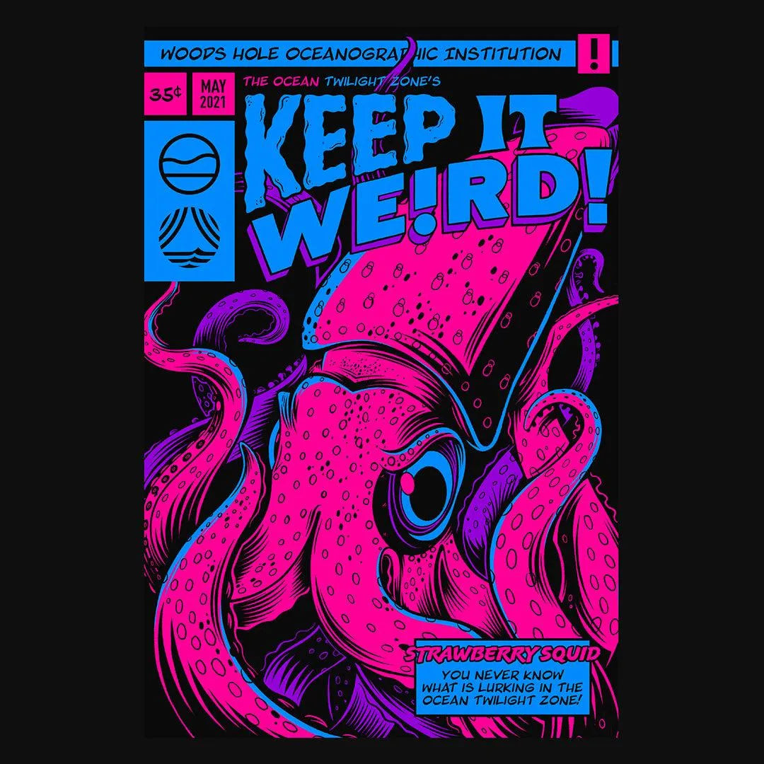Tides X WHOI Keep It Weird Tee - Cape Clasp